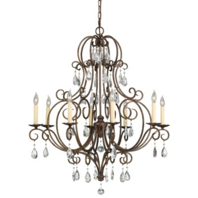 Chateau 8-Light Chandelier by Feiss - Starlight Lighting USA and Canada